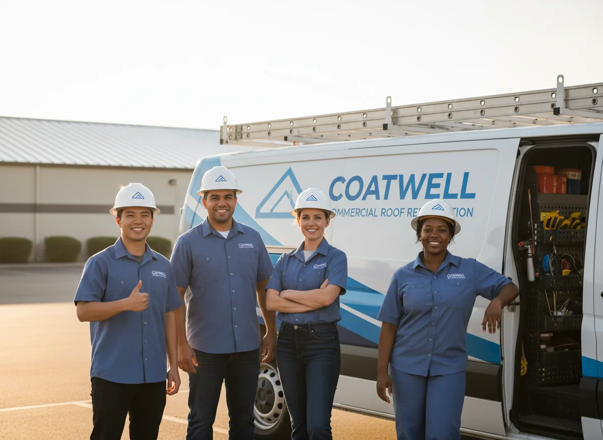 Commercial roof coating company in Mercer, WI